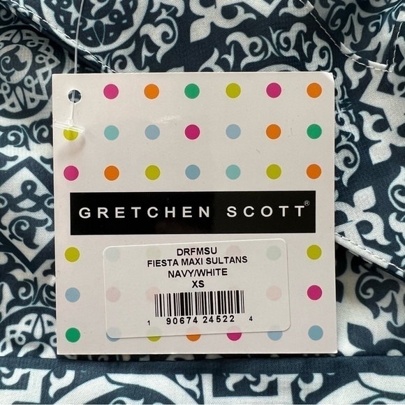 Gretchen Scott Fiesta Time Midi Maxi Dress Sultan's Dining Room Size XS NEW - Picture 14 of 15